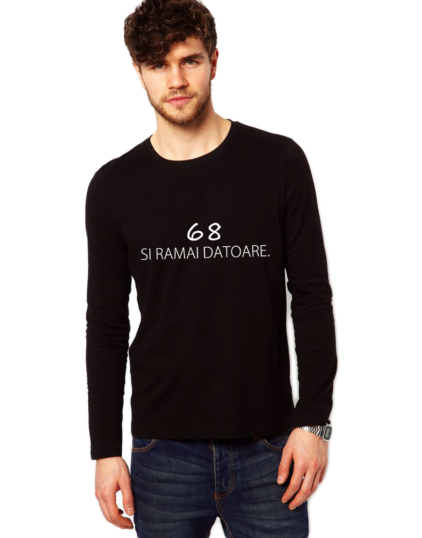 Bluza neagra, barbati, Ramai Datoare - CATEGORIE